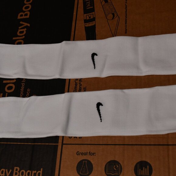 NIKE White Elite Compression Grip Socks Men's Sz 2XL Long NWIP PSK022-101 6 Pair - Picture 6 of 9